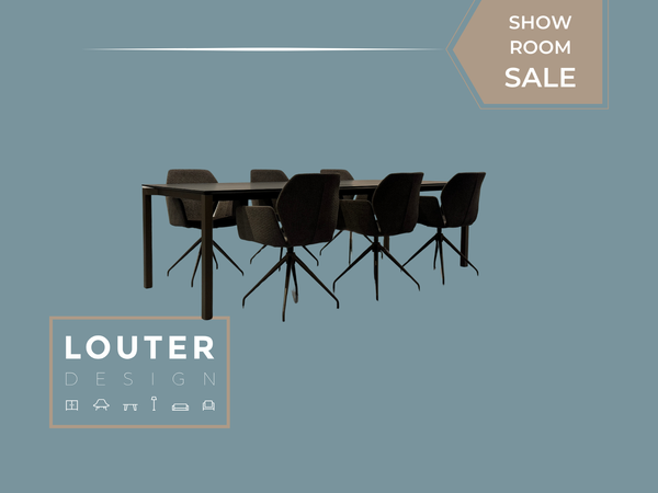 FLOAT eettafel  & Mood 95 stoelen set | Mobitec SHOWROOM SALE